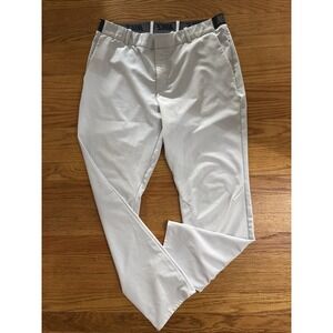 Nike Flex Dri Fit Mens Sz 34 X 30 Golf‎ Trousers Pants Pure Platinum